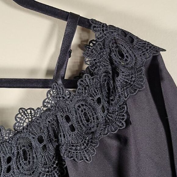 BCX Lace-Trim Off-the-Shoulder Dress Sz 3X - Picture 4 of 11